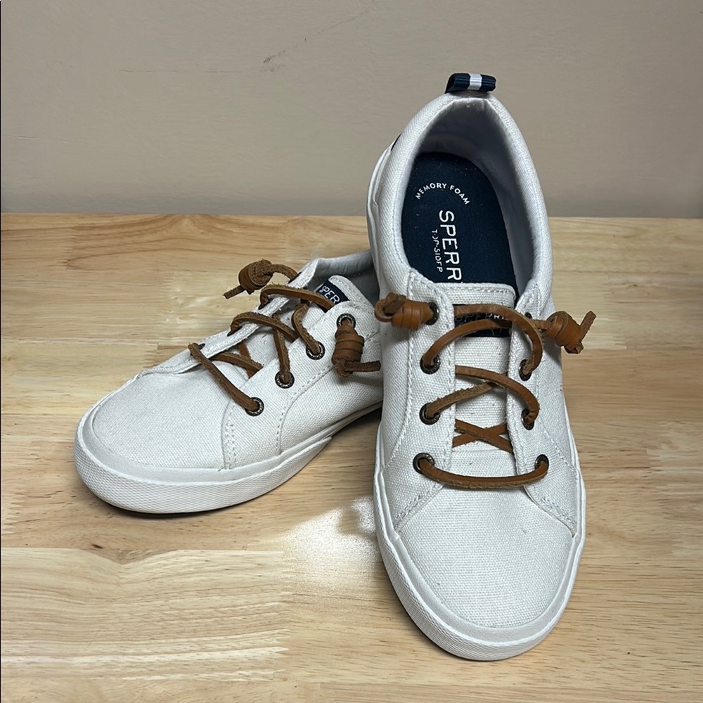 Sperry White Canvas Sneakers